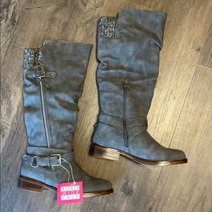 NIB XOXO wide calf riding boots